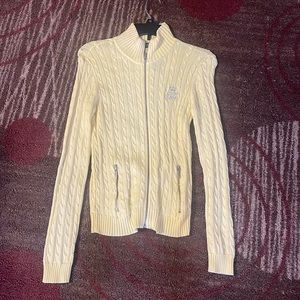 Ralph Lauren sweater. color: yellow size: S/P